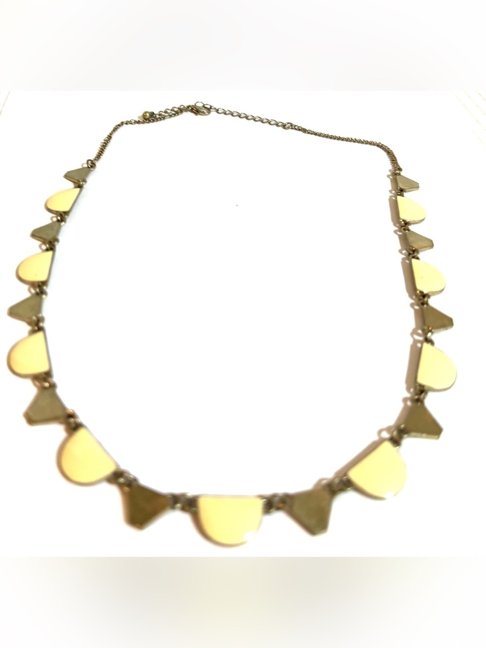 Gold Geometric Panel Necklace - Women Jewelry